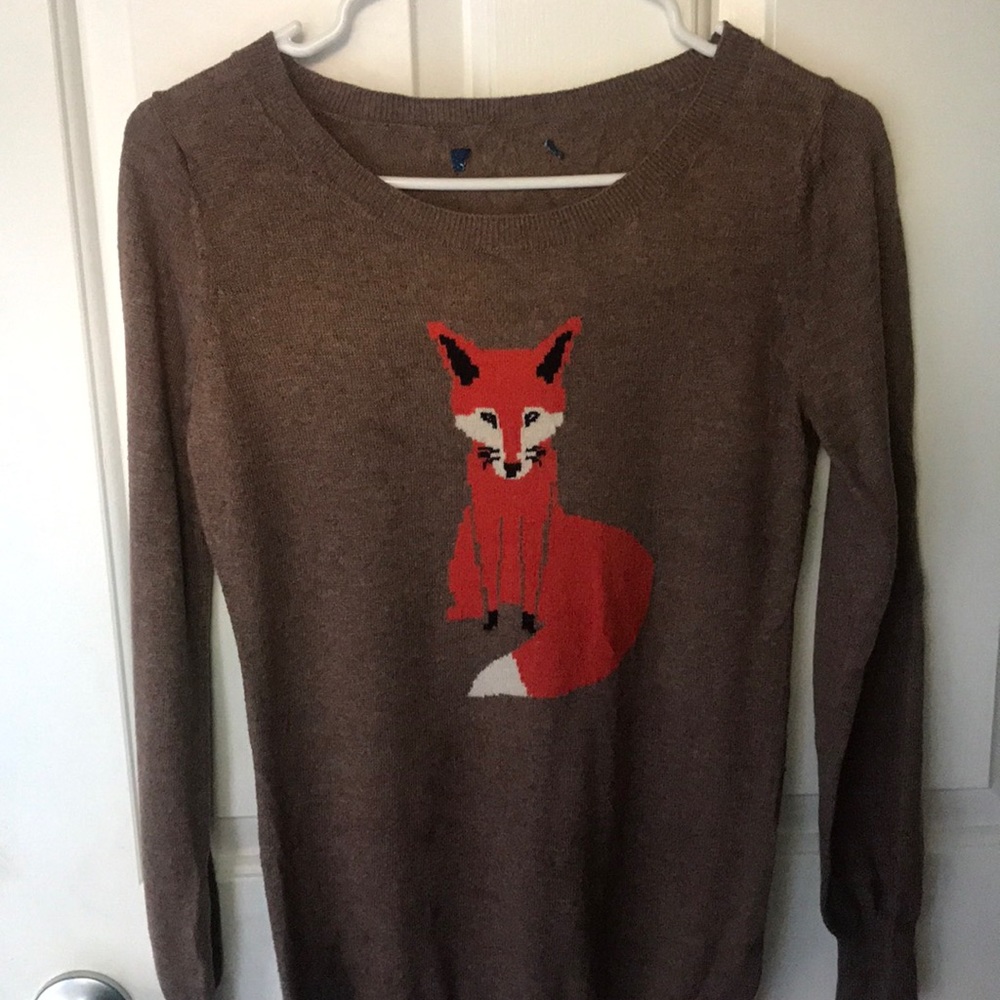 Brown Old Navy Fox Sweater